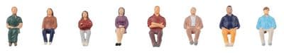 FA151684 Faller Seated People (Pack of 8) - HO/OO