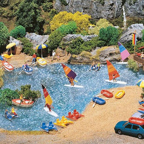 Faller 130283 Assorted Boats & Windsurfing Boards - OO/4mm/1:76