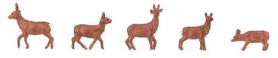 Faller 151924 Deer (Pack of 5)  OO/HO