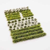 FB029-OO Pink Flower & Hedge Static Grass Tuft Mix For OO/N/O Scale