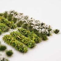 FB029-OO Pink Flower & Hedge Static Grass Tuft Mix For OO/N/O Scale