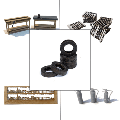 Garage Detailing Bundle - OO/4mm/1:76