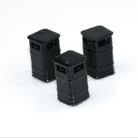 Gaugemaster GM464 Traditional Litter Bins For OO Gauge & 1:76 Scale