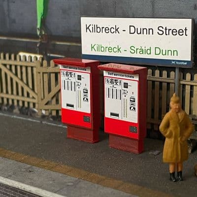 Gaugemaster GM474 Modern Train Ticket Machine (Pack of 2) - OO/4mm/1:76