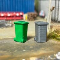Gaugemaster GM495 Wheelie Bins (Pack of 4) For OO Gauge & 1:76 Scale