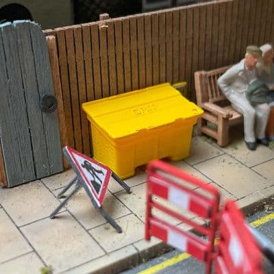 Gaugemaster GM497 Modern Grit / Salt Boxes (Pack of 3) - OO/4mm/1:76