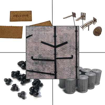 House Exterior Bundle - OO/4mm/1:76