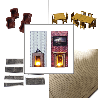 House Interior Bundle - OO/4mm/1:76