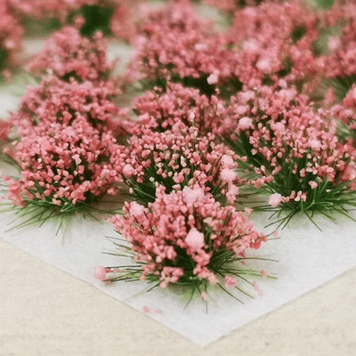 HP001 Small Rose Pink Flower Tufts Handy Pack