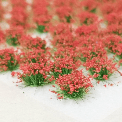 HP004 Small Red Poppy Flower Tufts - Handy Pack