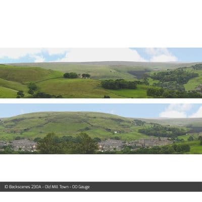ID Backscenes 230A Old Mill Town OO/HO 15