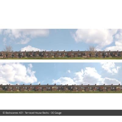 ID Backscenes 401 Terraced House Backs OO/HO 15