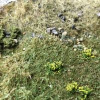 Khaki Static Grass for Model Railways