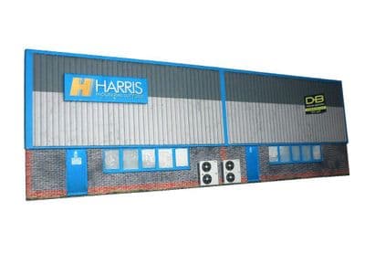 KX007-N Low Relief Industrial Unit Side Wall #1 N/2mm/1:148