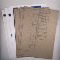 KX007-OO Low Relief Industrial Unit Side Wall #1 OO / 4mm / 1:76