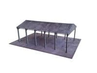 KX015-OO Laser Cut Open Sided Barn OO/4mm/1:76