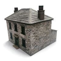 OO Gauge Farm House Model Building Kit | Scale Model Scenery