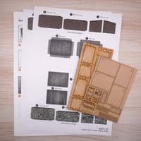 KX071-OO Small Brick/Stone Lineside Huts/Sheds (Pack of 2) - OO/4mm/1:76