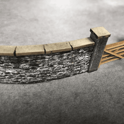 KX072-OO Flexible 5ft Wall (Choice of Finishes) - Builds 1.6m - OO/4mm/1:76