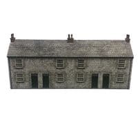 OO Gauge Terraced Houses / Cottages Laser Cut  Building Kit - KX080-OO - Scale Model Scenery