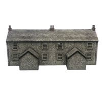 OO Gauge Terraced Houses / Cottages Laser Cut  Building Kit - KX080-OO - Scale Model Scenery