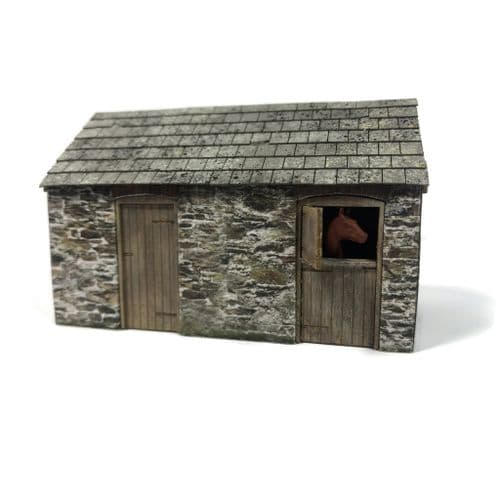 KX085-OO "Polsue" Stables/Stores - OO/4mm/1:76