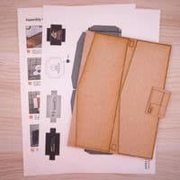 KX093-OO Low Relief Small Modern Industrial Unit End Wall - OO / 4mm / 1:76