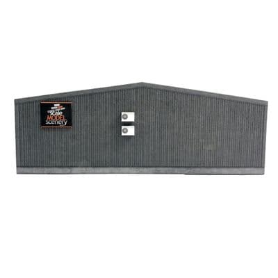 KX093-OO Low Relief Small Modern Industrial Unit End Wall - OO / 4mm / 1:76