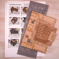 OO Gauge Dairy Laser Cut Building Kit | KX098-OO