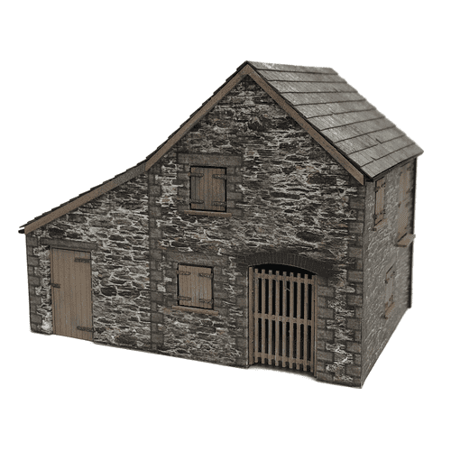 KX098-OO Old Dairy & Lean To - OO/4mm/1:76