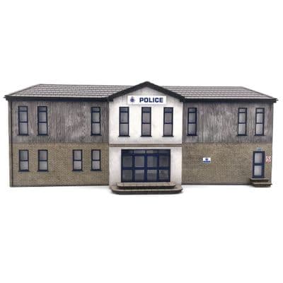 KX109-OO Low Relief Police Station - OO/4mm/1:76