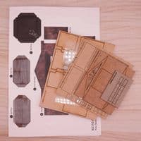 Fore Street Garage Low Relief OO Scale Laser Cut Building Kit - KX0110-OO