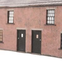 KX115-OO Low Relief Workers Cottages (Fronts) - OO/4mm/1:76