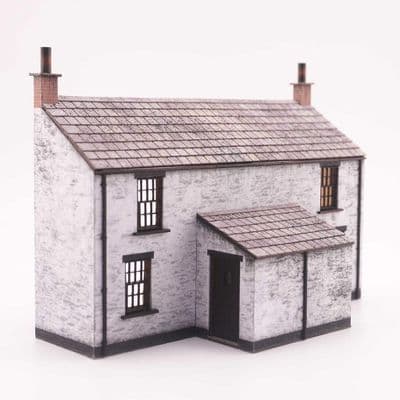 KX116-OO Low Relief Workers Cottages (Backs) - OO/4mm/1:76