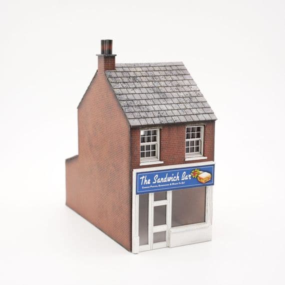 KX119-OO Modern Terraced Shop Kit For OO/4mm/1:76