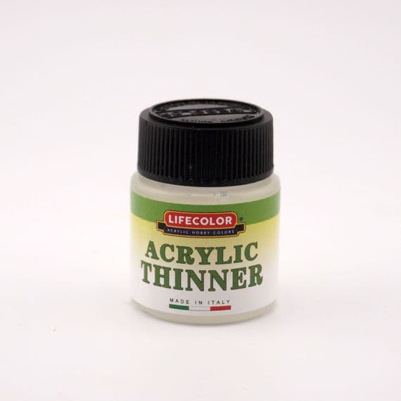 LifeColor Acrylic Paint Thinner - 22ml Bottle