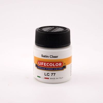 LifeColor LC77 Gloss Satin Clear Coat - 22ml