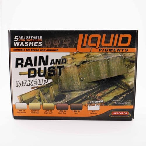 LifeColor Liquid Pigments Rain & Dust set (22ml x 6)