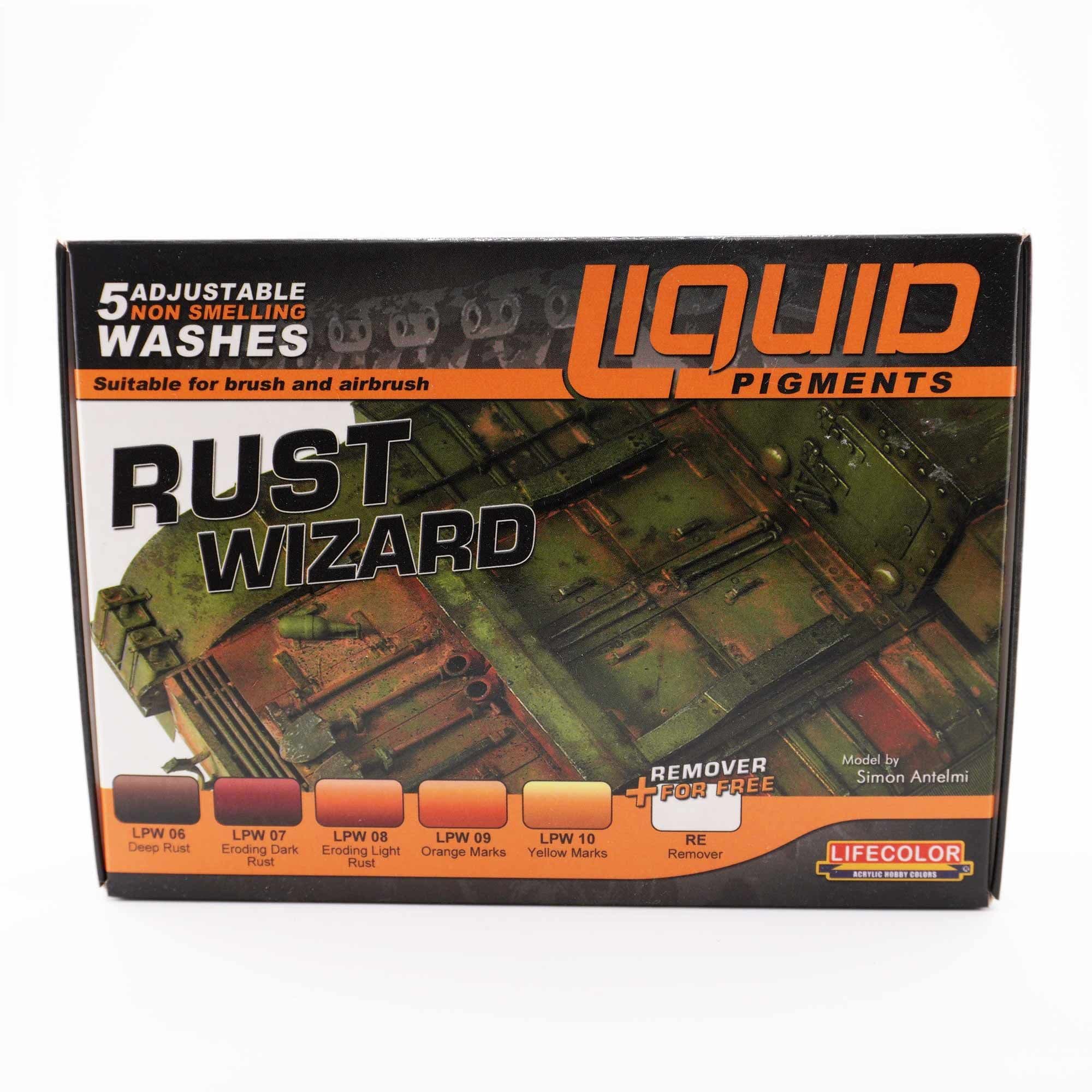 LifeColor Liquid Pigments Rust Wizard Set 22ml x 6