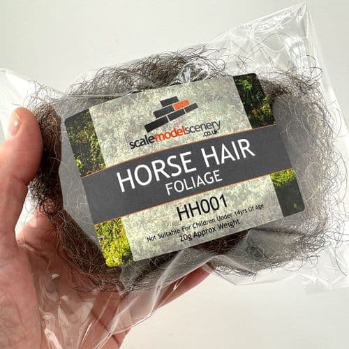 Loose Horsehair For Bushes, Hedges & Undergrowth (20g Approx)