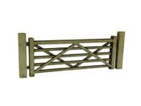 LX001-N Laser Cut Five Bar Gates & Posts (Pack Of 3) N/2mm/1:148
