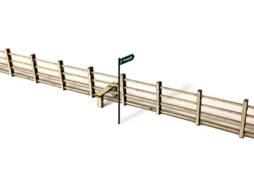 Gaugemaster GMKD13w Lineside Fencing In White - Foto 4