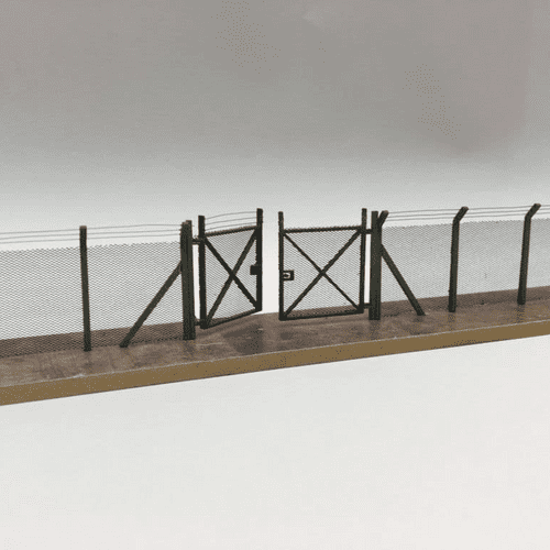 LX007-OO Laser Cut Chain Link Security Fencing OO/4mm/1:76