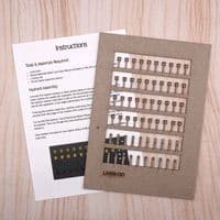 LX009-OO Laser Cut Concrete Marker Posts (Fire Hydrant, Gas, Water Etc) Pack of 60 OO/4mm/1:76