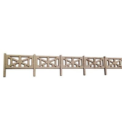 LX019-OO Laser Cut Concrete Tramline Fencing (Blackpool) OO/4mm/1:76
