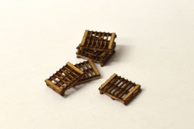 LX022-N Laser Cut 4ft Pallets (Pack of 12) N/2mm/1:148