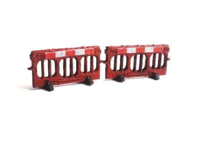 LX023-N Laser Cut Roadworks Safety Barriers (Pack of 16) N/2mm/1:148