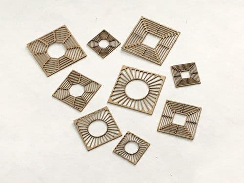 LX031-OO Laser Cut Decorative Tree Grids/Grilles OO/N/O