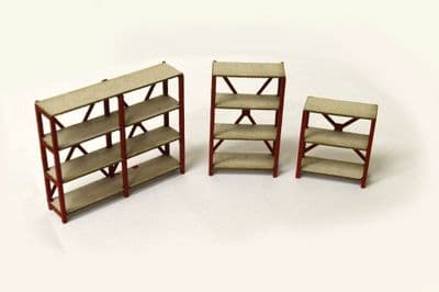 LX034-O Laser Cut Workshop Shelving O/7mm/1:43
