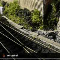 OO Gauge Concrete Cable Trunking For Lineside Model Railway Detailing - LX035-OO Laser Cut Kit